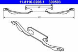 ATE Brake Mount – Compatible with E-36, E-46 and 2 more models — Brake Pads