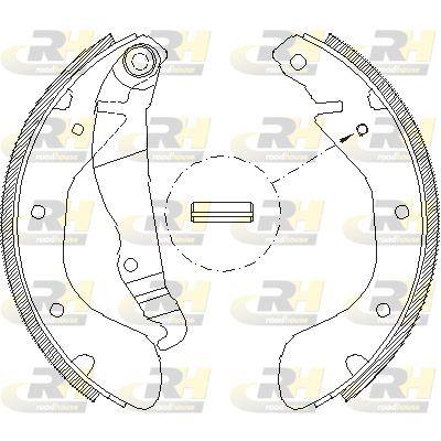 ROADHOUSE 4307.00 Brake Drum Brake Pad Astra F 92 > 98 91 > Corsa B 93 > 02 93 > Corsa C 01 > 11 00 > Tigra A 94 — Brake Pads