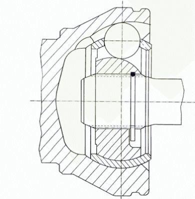 gkn 302069 axle joint for astra f and vectra b, GKN 302069 technical specifications diagram, GKN 302069 axle joint showing boot material GKN 302069 Axle Joint - Durable Performance for Astra F & Vectra B | 1.6 16V Models GKN 302069 Axle Joint for Astra F & Vectra B gkn, axle-joint, astra-f, vectra-b, car-parts, mechanics, car-owners, durable-performance, replacement-parts, ai-generated