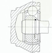 gkn 302069 axle joint for astra f and vectra b, GKN 302069 technical specifications diagram, GKN 302069 axle joint showing boot material GKN 302069 Axle Joint - Durable Performance for Astra F & Vectra B | 1.6 16V Models GKN 302069 Axle Joint for Astra F & Vectra B gkn, axle-joint, astra-f, vectra-b, car-parts, mechanics, car-owners, durable-performance, replacement-parts, ai-generated