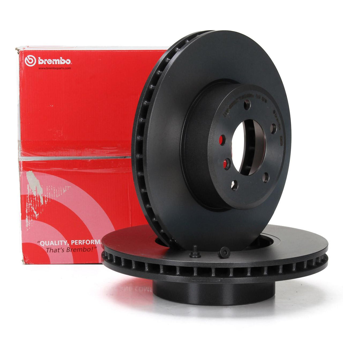 BREMBO Brake Discs - Premium Coated Disks for BMW 5 Series E60 (2002-2010) — Brake Rotors & Drums