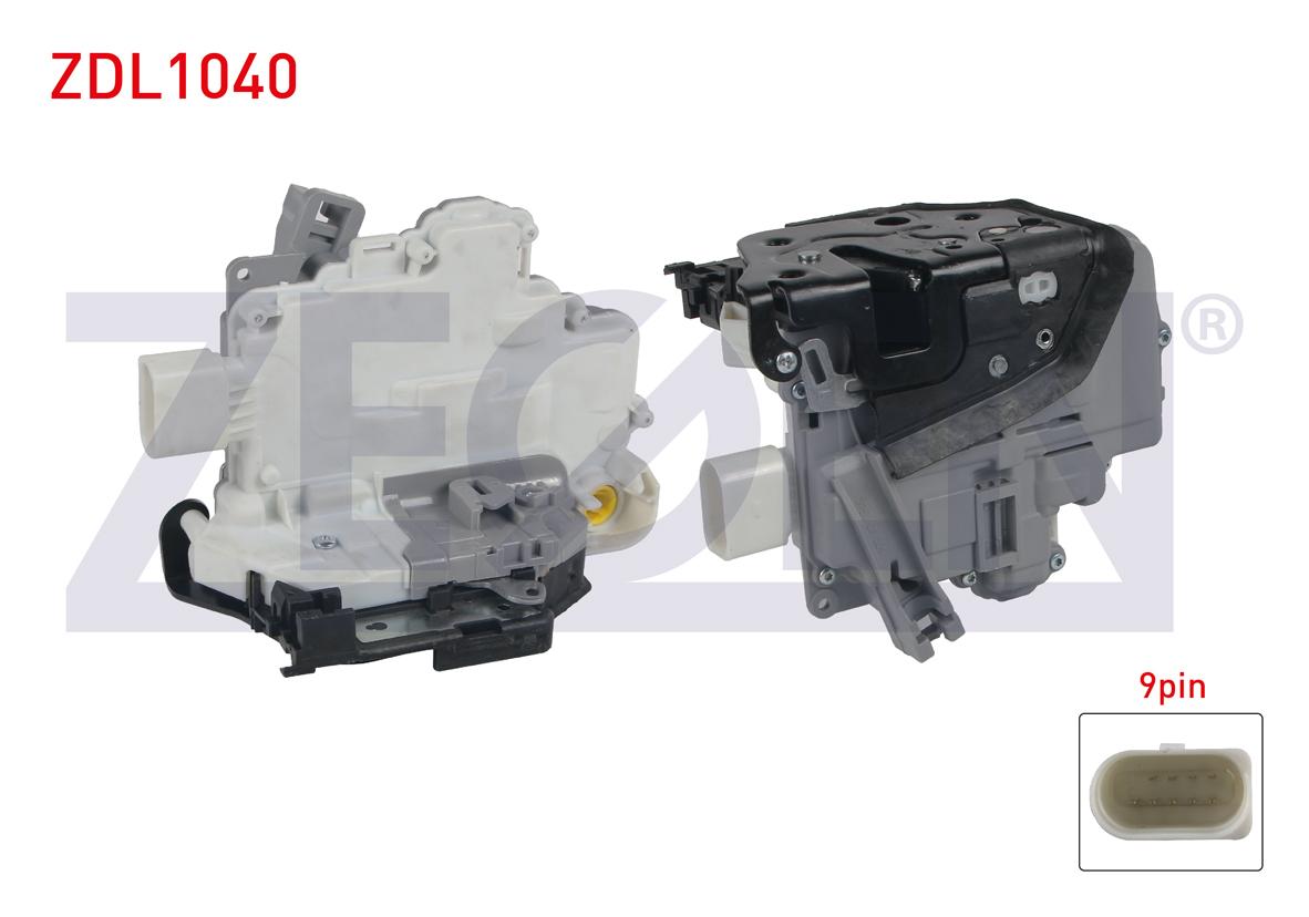 Zegen ZDL1040 Door Lock with Motor Left Front 9 Pin Volkswagen Passat 2005-2012 Tiguan 2007-2016 / — Handles, Locks & Latches