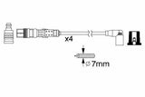 BOSCH 0986356346 Spark Plug Wiring Set - Compatible with Golf IV, Bora, and Passat 1.6 — Coils & Plugs