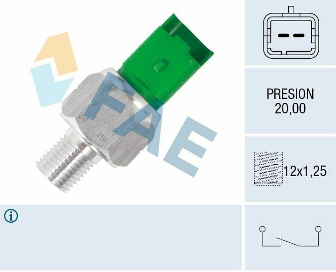 FAE 18502 Steering Oil Sensor - Compatible with Peugeot and Citroën Models — Vehicle Sensors & Switches