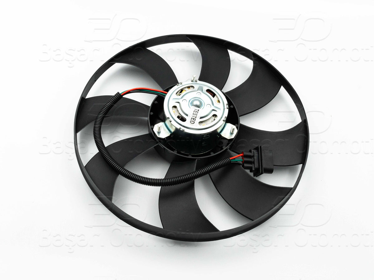 Wisco 1113153-00 Fan Motor without Shroud (395 mm-3 Connector-8 Blade) VW Polo Ibiza Cordoba Ibiza — Motors, Pumps & Antennas