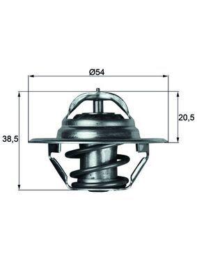Mahle TX383D Thermostat 83C Polo/Ibiza/Cordoba A4/A5/A6/Q5 1.4 16V 2.0 TDI 00-10 08- — Water Pump & Thermostat