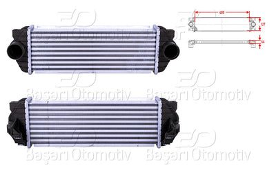 Wisco 3113942-00 Turbo Radiator (Intercooler) 400X127x64 Ford Transit / Tourneo Connect (P65_, P70_ — Radiators & Fans