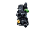nrf thermostat body complete assembly for cars, compatible with crossland crossland x p3008 vehicles NRF Thermostat Body Complete Assembly - Compatible with Crossland, Crossland X, P3008, and More | Model NRF 725335 NRF Thermostat Body - Complete Assembly for Cars thermostat-body, nrf, vehicle-parts, car-maintenance, automotive, engine-cooling, car-owners, mechanics, ai-generated, crossland-compatibility