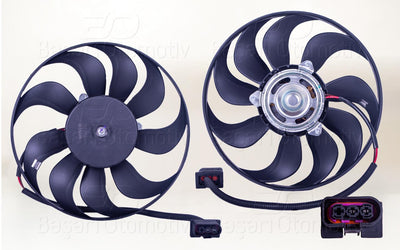 Wisco 1113023-00 Fan Motor without Shroud (290mm-9 Blade) VW Fox Polo Seat Cordoba Ibiza 4 Skoda F — Motors, Pumps & Antennas