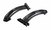black dashboard support brackets for opel astra g, front view of opel astra g dashboard support brackets, side view of opel astra g dashboard brackets KRAFTVOLL Opel Astra G Dashboard Support Brackets - Black Pair for Opel Astra Owners Kraftvoll Opel Astra G Dashboard Support Brackets kraftvoll, opel-astra, dashboard-support-brackets, car-accessories, vehicle-parts, black-brackets, dashboard-fittings, car-owners, opel-owners, ai-generated