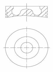 mahle piston assembly for ford transit, high-quality MAHLE piston with specifications MAHLE Piston + Segman 0.50 90.41 mm for Ford Transit V184 2.4D 90Ps | High-Quality Engine Component MAHLE Piston + Segman 0.50 for Ford Transit mahle, ford-transit, piston, engine-parts, car-mechanics, piston-ring, vehicle-maintenance, automotive-repair, high-performance, ai-generated