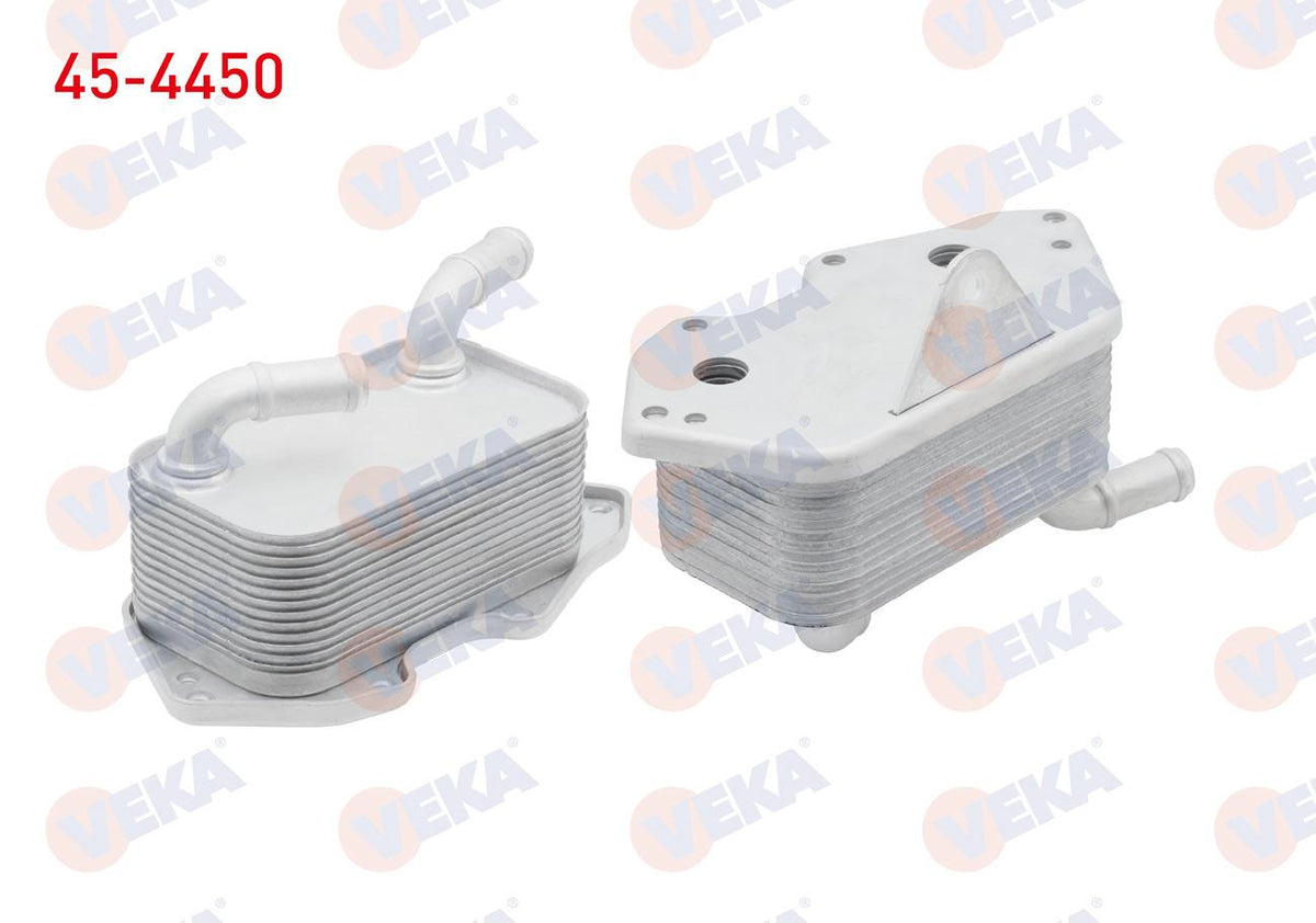 Veka 45-4450 Oil Cooler (with Gasket) Volkswagen Touareg 2011-2018 / Audi A4 2005-2012 / A6 2005-2018 / Q5 2009 — Oil System