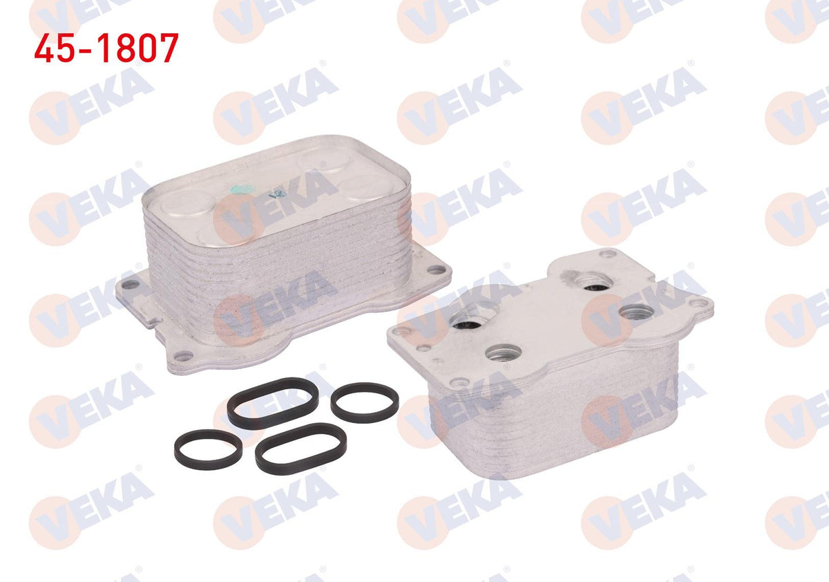 Veka 45-1807 Oil Cooler Single Ford Focus III-C-Max II 2.0 TDCi 10-15 / Mondeo IV 2.0 TDCi 07-14 / Kuga I-II-Scu — Oil System