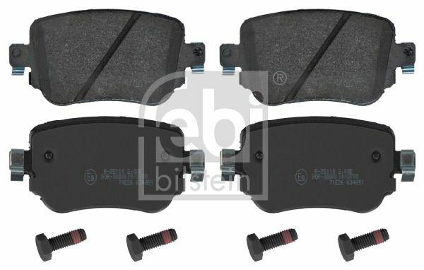 FEBI Rear Brake Pads - Compatible with Sharan, Caddy IV and 3 more models