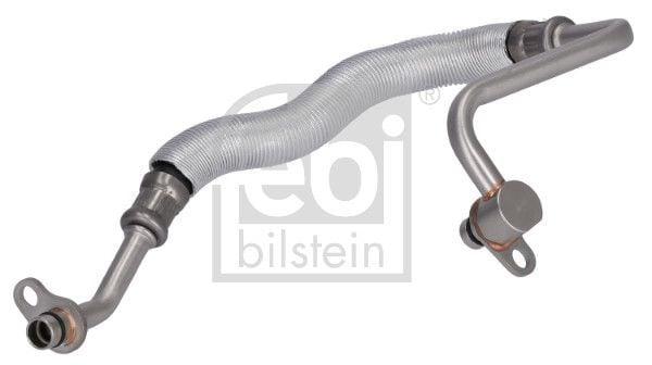 febi turbo lubrication hose for bmw, installation side of febi turbo hose, technical specifications of febi turbo hose FEBI Turbo Lubrication Hose - Compatible with BMW F45 F48 | 3.66 kg FEBI Turbo Lubrication Hose for BMW F45 F48 febi, turbo-lubrication-hose, bmw-accessories, car-parts, bmw-f45, bmw-f48, auto-repair, mechanic-supplies, car-owners, ai-generated