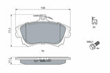 BOSCH Brake Pads 0986424541 - High Performance for Carisma Sedan
