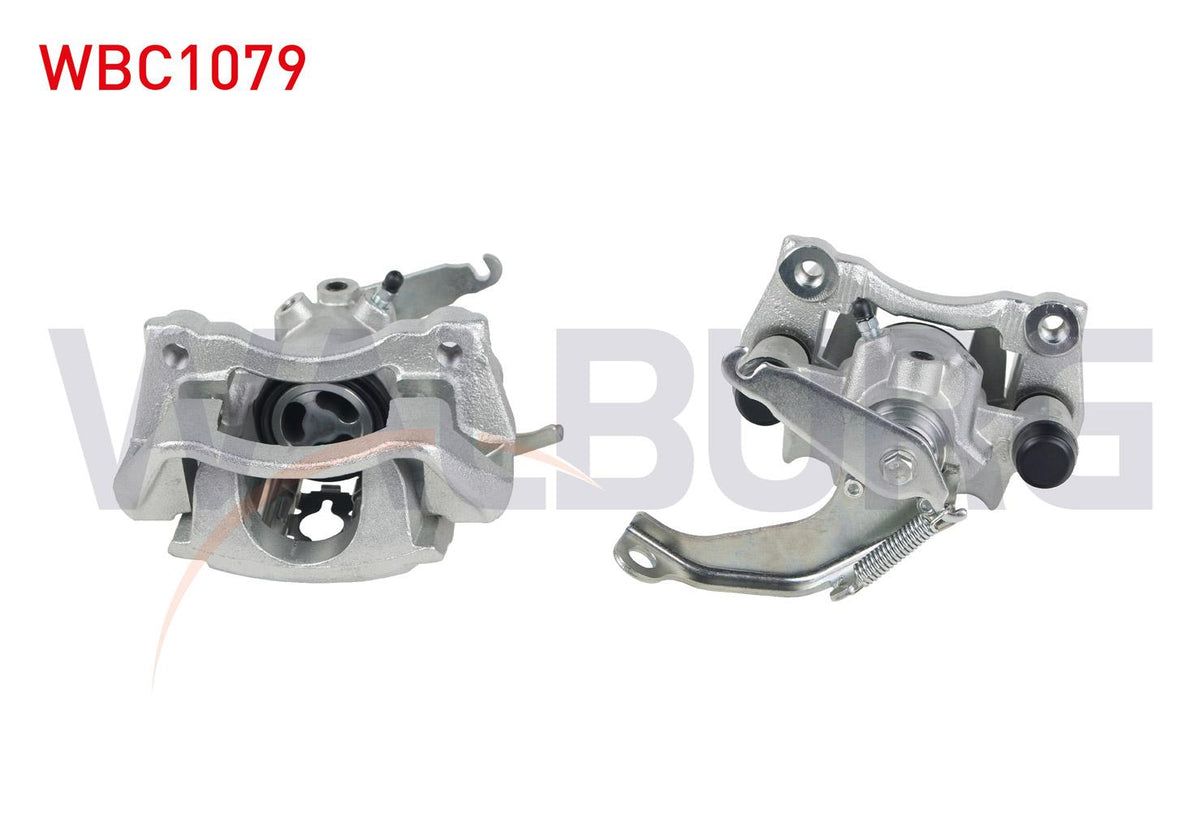 WALBURG WBC1079 Brake Caliper Right Rear with Bracket Piston 52mm Disc 280mm Pair Wheel Ford Transit (V347) 3.2 TDCi 200 Hp 2006-2014 | 1 Piece