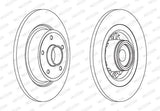 FERODO Disc + Bearing Set for 03 Laguna II - 2 Pieces (ABS Included) — Brake Sensors & ABS