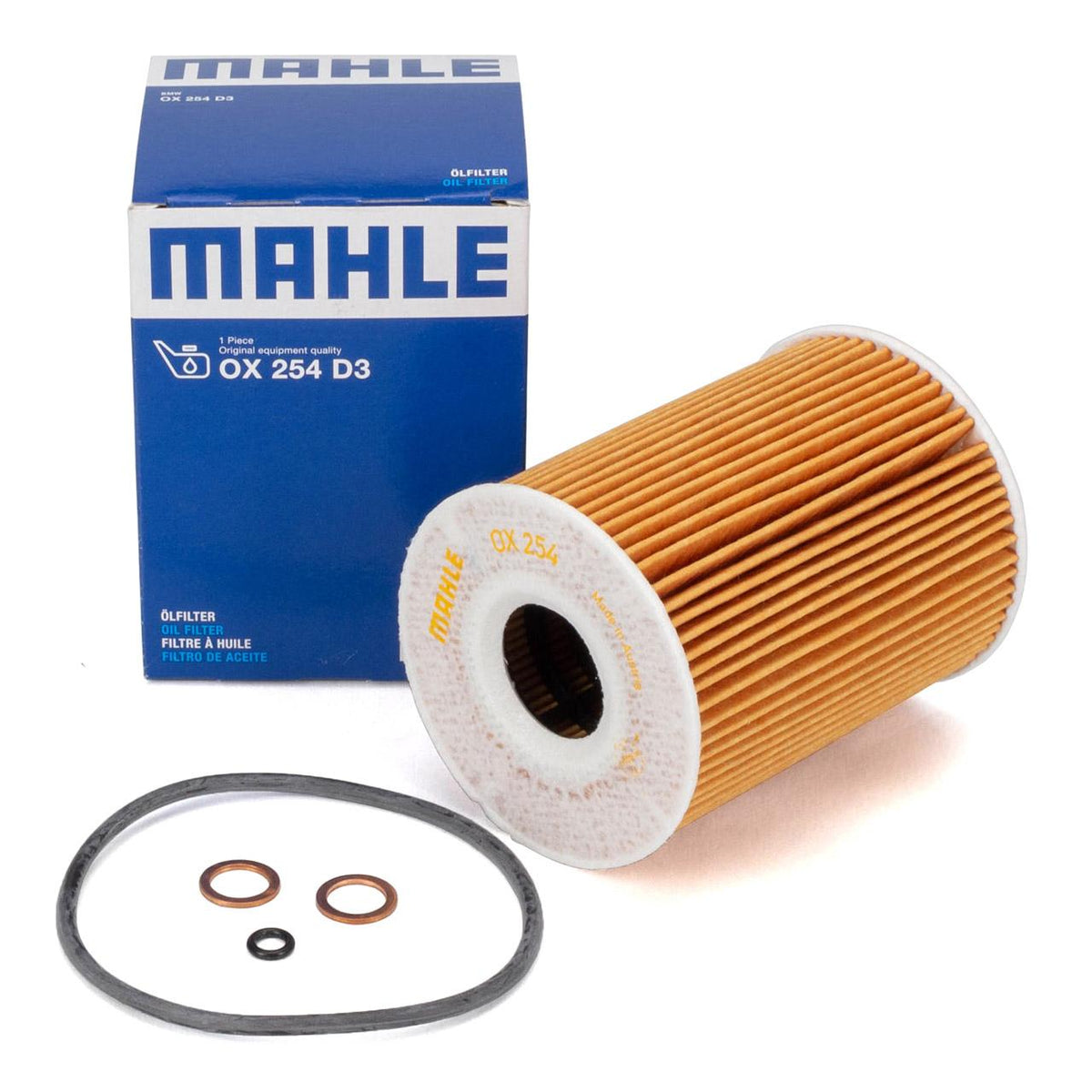 MAHLE OX254D3 Oil Filter - Compatible with BMW 3 Series — Oil Filters