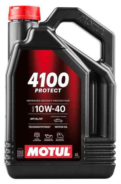 Motul 305-113000 4100 PROTECT 10W-40 Motor Oil 4 Litre — Fluids & Chemicals