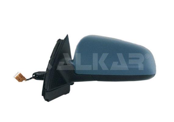 Alkar 6109525 Outer Rear View Mirror Left Electric Aspheric Heated Primed Automatic Folding 14 Pin with Memory Audi — Mirrors