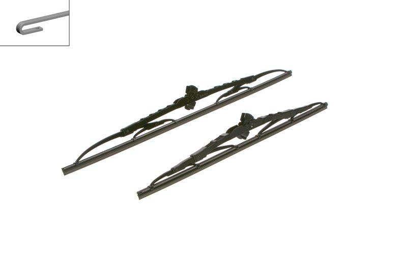 Bosch 3397001361 Wiper Set Front Twin 500-400 Mazda 121 II 90-96 Demio 00-03 Opel Combo 04-11 Atoz — Wipers