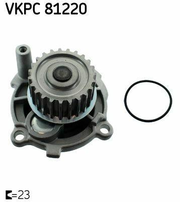 SKF VKPC81220 Water Pump - Compatible with Golf, Jetta, Passat — Water Pump & Thermostat