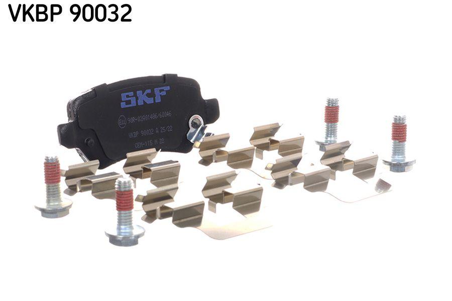 SKF VKBP90032A Rear Brake Pad i30 2012 > Kia Ceed 2012 > Kia Venga 2009 > (Electronic El Brake Olmayan Vehicles — Brake Pads