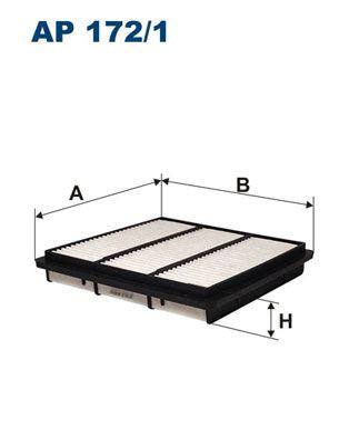 Filtron AP172-1 Air Filter Mitsubishi Pajero II 90-96 — Air & Cabin Filters