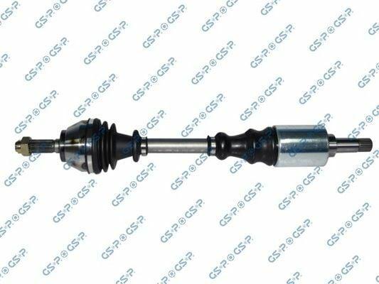 GSP 210010 Left Complete Axle P205 C15 - Precision Engineering — Axles, CV Joints & Boots