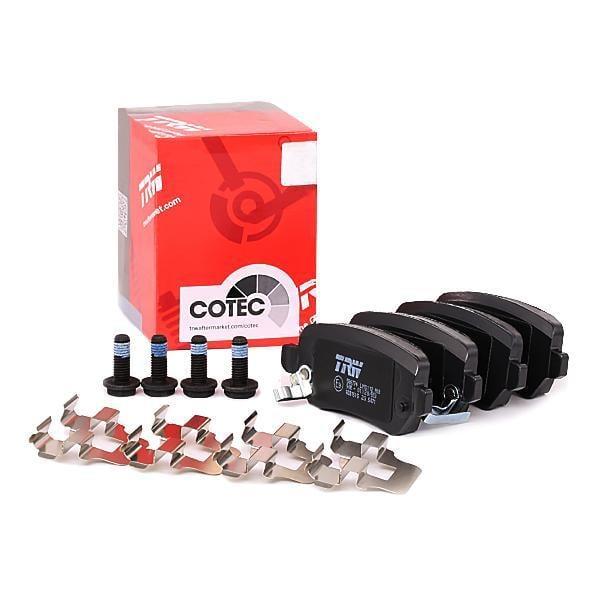 TRW Rear Brake Pads for Opel Meriva A - Original Equipment Quality
