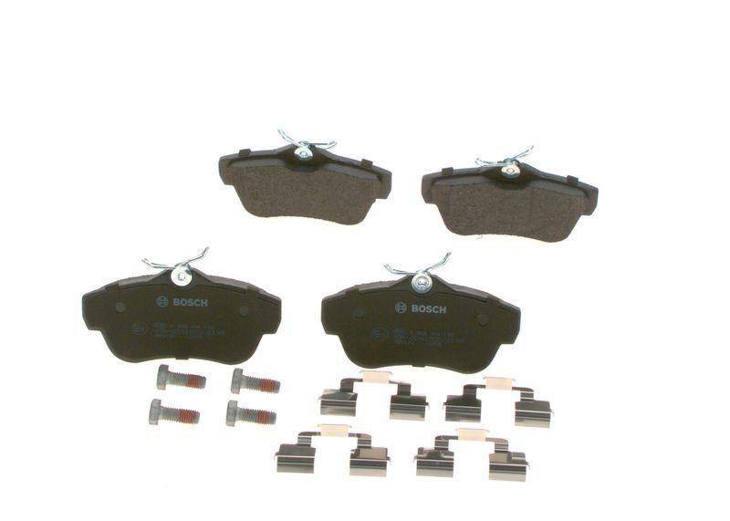 BOSCH Brake Pad Rear for Scudo Minibus/Buses & Vans - Low-Metallic Material — Brake Pads