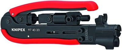 Knipex 97 40 20 SB Coax Crimping Tool
