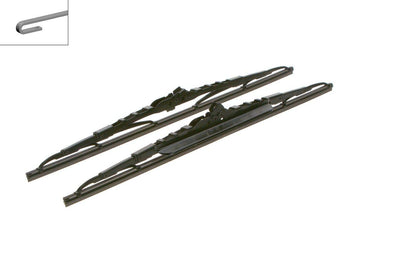 Bosch 3397118506 Wiper Blade Front Set Twin with Spoiler Wiper Set-[ 450 / 450 mm ] — Wipers
