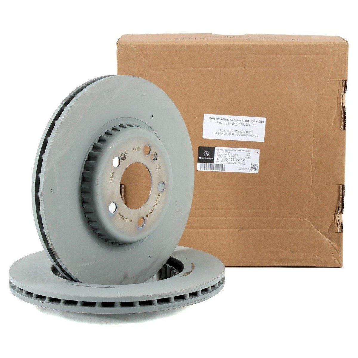 Mercedes-Benz GLC 250d AMG Rear Brake Disc Kit - Original OEM Parts — Brake Rotors & Drums