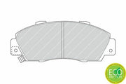 ferodo fdb905 front brake pads for honda vehicles, ferodo fdb905 detailed view with dimensions FERODO FDB905 Front Brake Pads - Reliable Performance for Honda Accord 98-02, CR-V 97-01 | 18.5 mm Thickness FERODO FDB905 Front Brake Pads for Honda Accord & CR-V ferodo, front-brake-pads, honda-accord, honda-cr-v, brake-parts, car-maintenance, vehicles, mechanics, high-performance-brakes, ai-generated