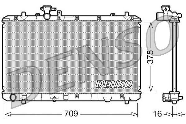 Denso DRM47023 Motor Su Radiator Suzuki Sx4 1.5 1.6 4Wd 2006-/ Manual Gear