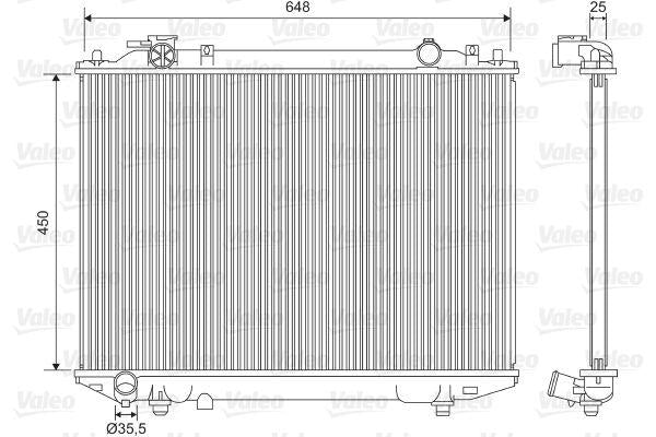 Valeo 701615 Su Radiator Ranger 2,5D 98-> Manual