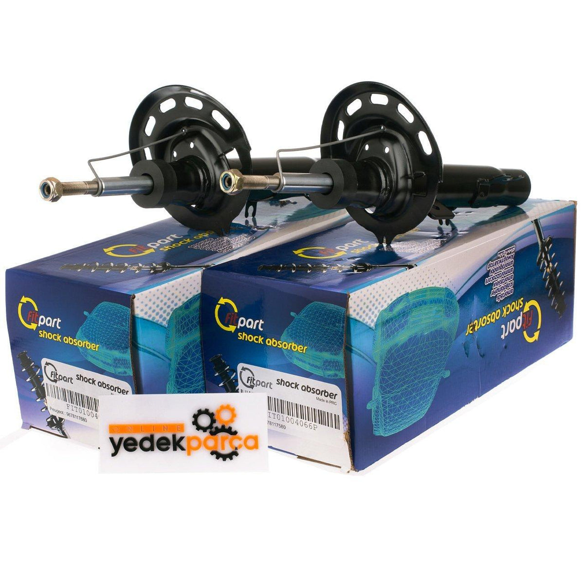 Fitpart Peugeot 301 Front Shock Absorber Set - Right & Left — Shocks & Struts