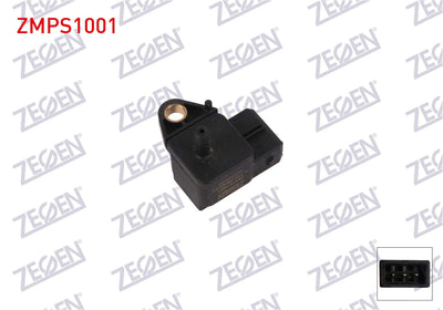 Zegen ZMPS1001 Map Sensor BMW 3 (E36) 325 TD 1991-1998 / 5 (E34) 525 TD 1993-1995 / 7 (E38) 725 T — Engine Management Sensors