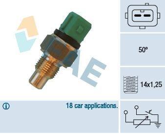 FAE Temperature Sensor - Coolant Temperature Sender for 99 Expert Scudo Jumpy 1.9D — Temperature Sensors & Switches