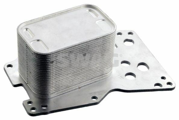 swag oil cooler for bmw f30 f31 f32 f36 x3 x4 x5 x6, close-up of swag oil cooler model 20105924 SWAG Oil Cooler 20105924 for BMW F30 F31 F32 F36 5-Series X3 X4 X5 X6 | High Quality Motor Oil Radiator SWAG Oil Cooler for BMW F30-F31 F32-F36 X3-X6 swag, oil-cooler, bmw-parts, engine-cooling, motor-oil-radiator, automotive-accessories, car-owners, mechanics, automotive-enthusiasts, ai-generated