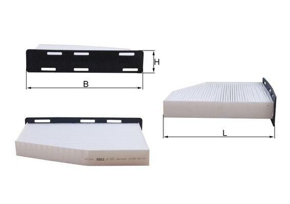 Mahle LA181 Cabin Air Filter Beetle 11-19 / Beetle Cabrio 11-19 / Golf V 03- / Golf VI 08- / Eos 06- / — Air & Cabin Filters