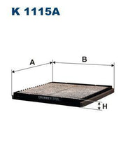 filtron k1115a cabin air filter, activated carbon air filter for volvo s40 v40 FILTRON K1115A Cabin Air Filter - Activated Carbon Filter for S40/V40 (1997-2004) | Size: 8.4 x 9.0 x 0.8 in. FILTRON K1115A Cabin Air Filter - Carbon Type for S40/V40 filtron, cabin-air-filter, activated-carbon-filter, volvo-s40, volvo-v40, car-maintenance, mechanics, car-owners, air-quality, ai-generated