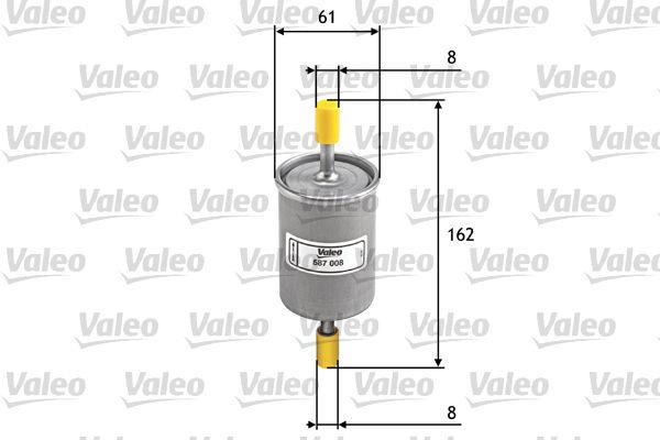 Valeo 587008 Fuel Filter — Fuel Delivery