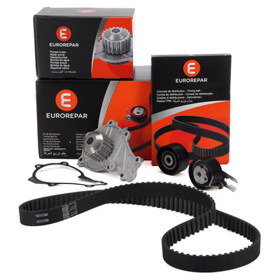 EUROREPAR Timing & Water Pump Set - Original for Peugeot 407 1.6 HDi — Water Pump & Thermostat
