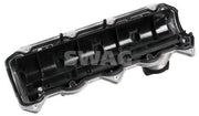 swag camshaft cover for bora caddy golf IV, swag camshaft cover in black and silver, swag camshaft cover installation guide SWAG Camshaft Cover - Bora Caddy Golf IV Polo A3 Cordoba Ibiza Leon Toledo Fabia Octavia 99-10 1.9 TDI | Aluminum & Plastic SWAG Camshaft Cover for Bora Caddy Golf IV | High Quality swag, camshaft-cover, car-parts, automotive-replacement, engine-parts, mechanics, car-owners, 1-9-tdi, automotive, ai-generated