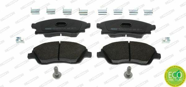 FERODO FDB1424 Brake Pad Set - Front Brake Pads for Combo & Limuzin