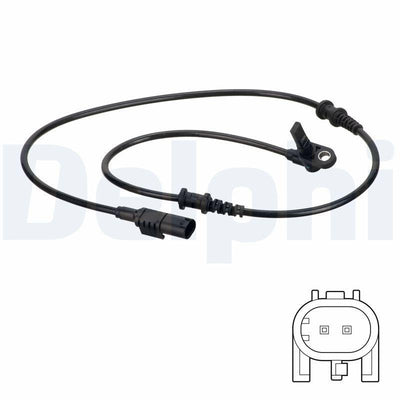 Delphi SS20790 Front ABS Sensor Right/Left VW Crafter 06-16, Mercedes Sprinter 906 06-16 — Brake Sensors & ABS