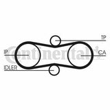 Continental Timing Belt CTAM CT914 for VW T4 2.5 TDI - 81 Teeth — Belts